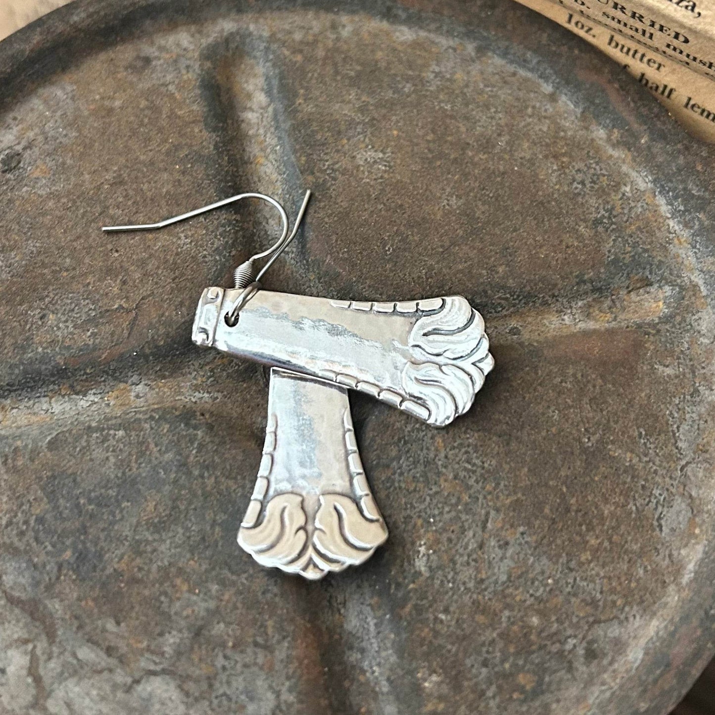 Danish Silver Earrings - Old World Charm - Molly Made