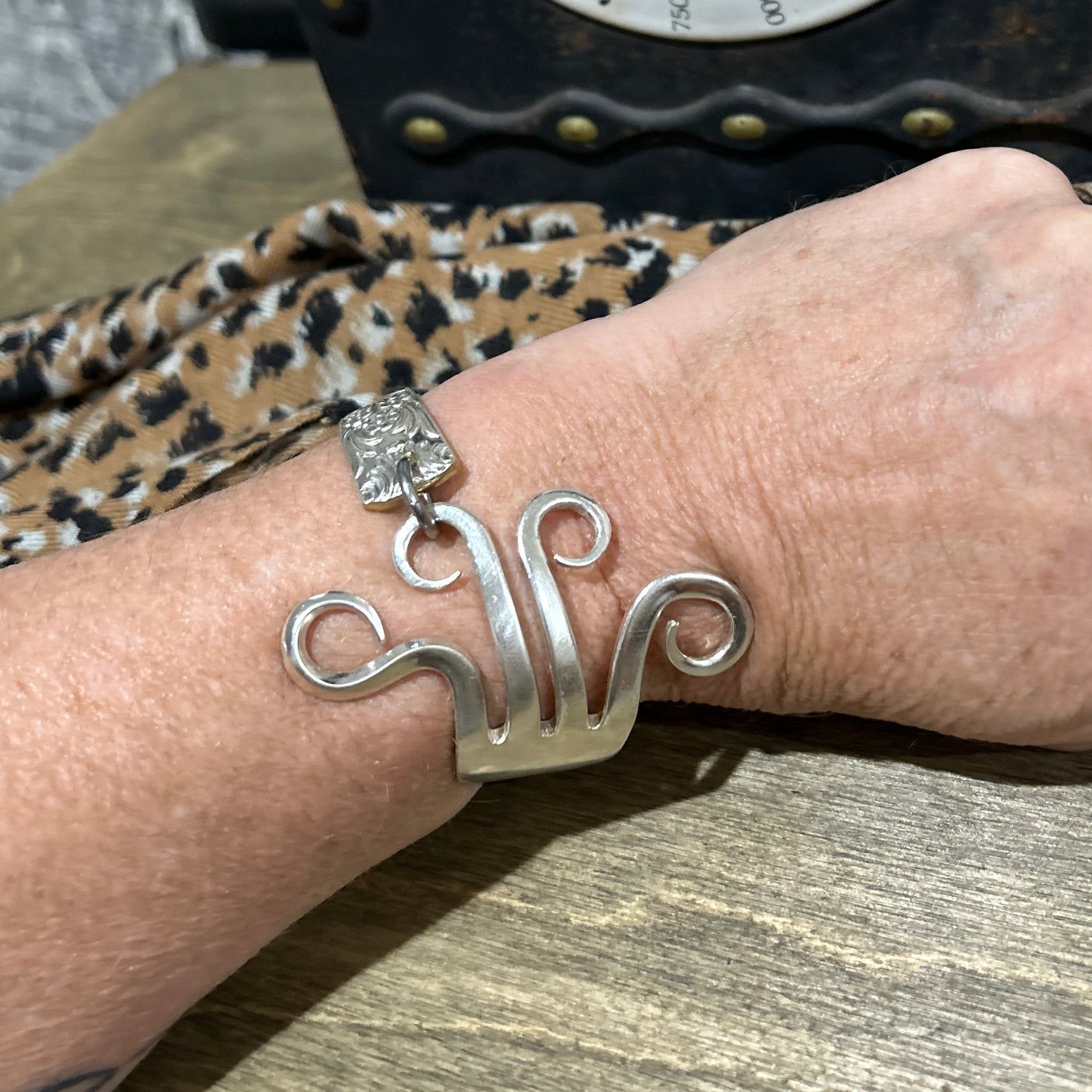 Hand Formed Fork & Mayfair Bracelet — Vintage Silverware