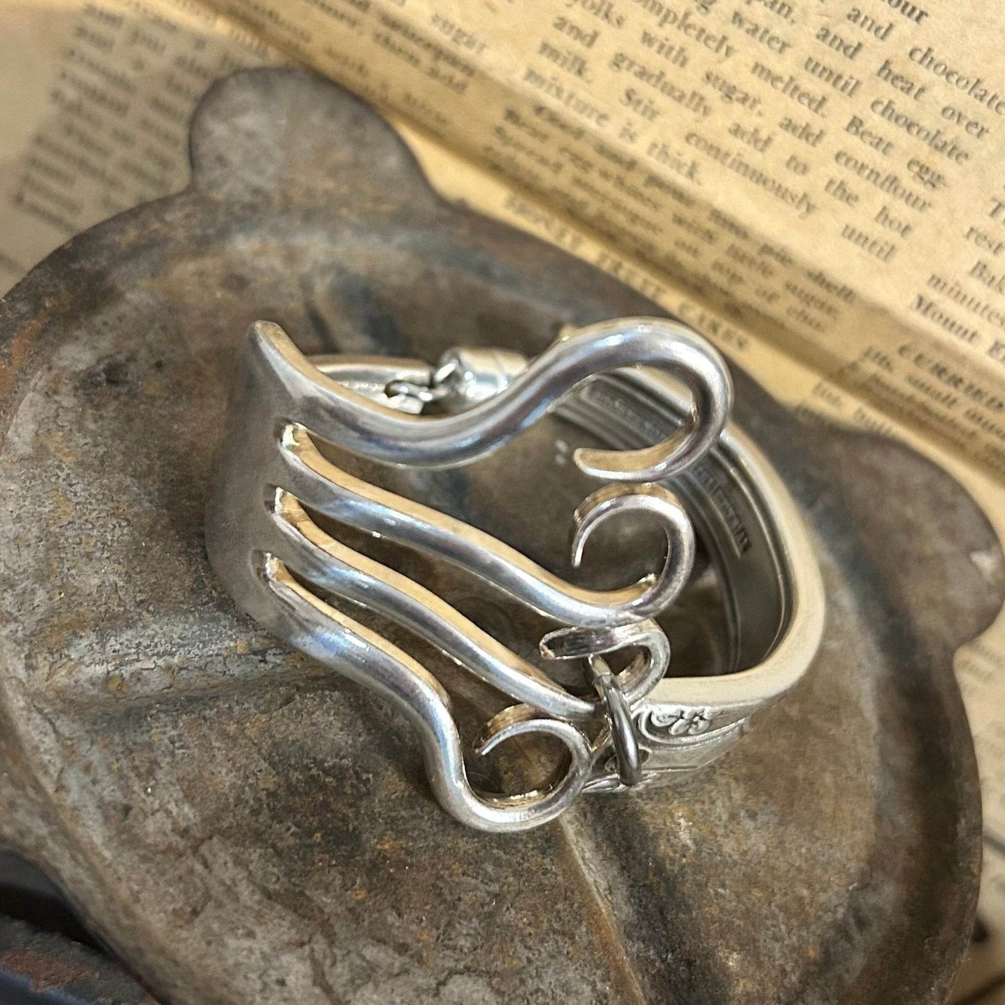 Fork Bracelet - 1960s Gretel Design - Molly Made