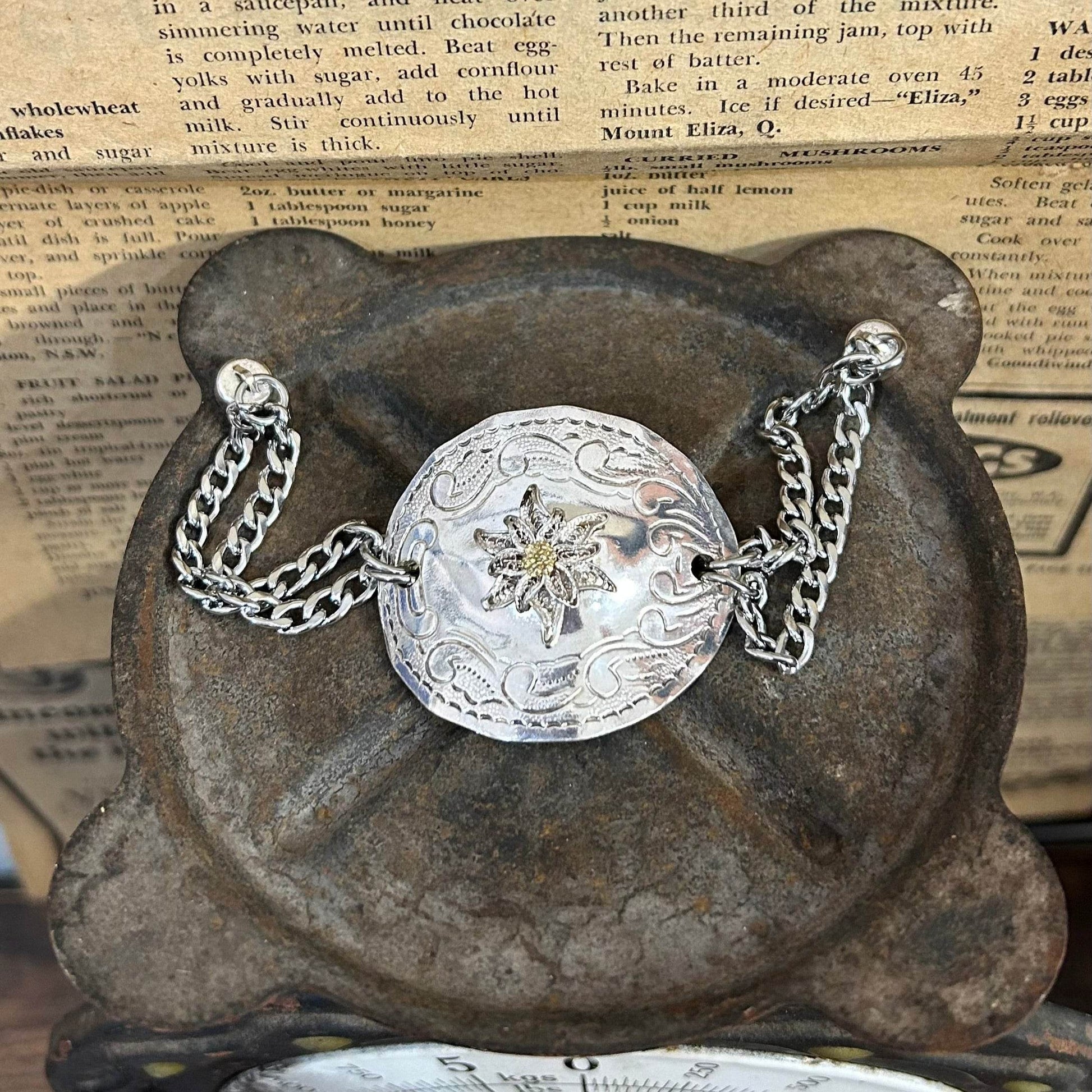 Spoon Bracelet - Jasmine Filigree - Molly Made