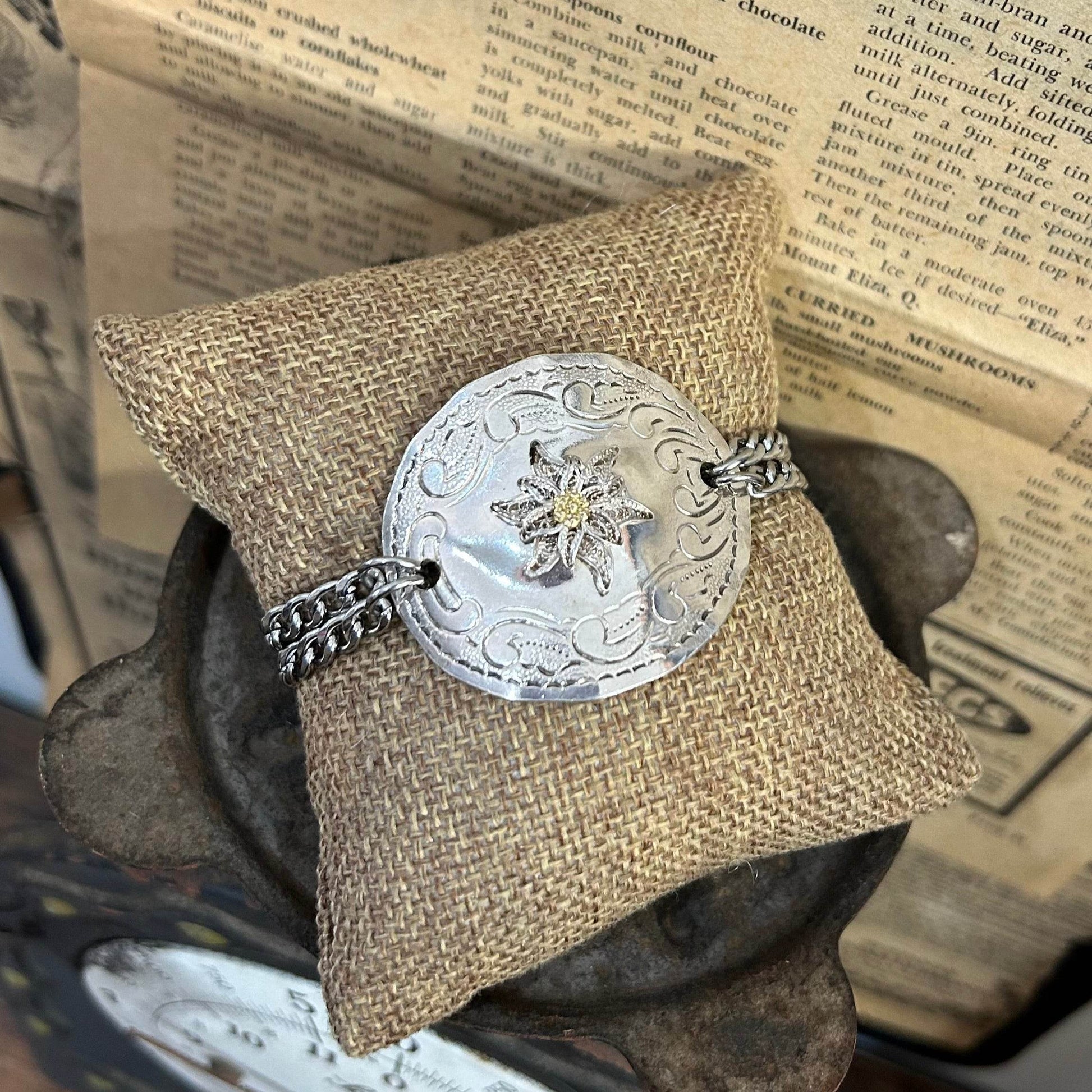 Spoon Bracelet - Jasmine Filigree - Molly Made