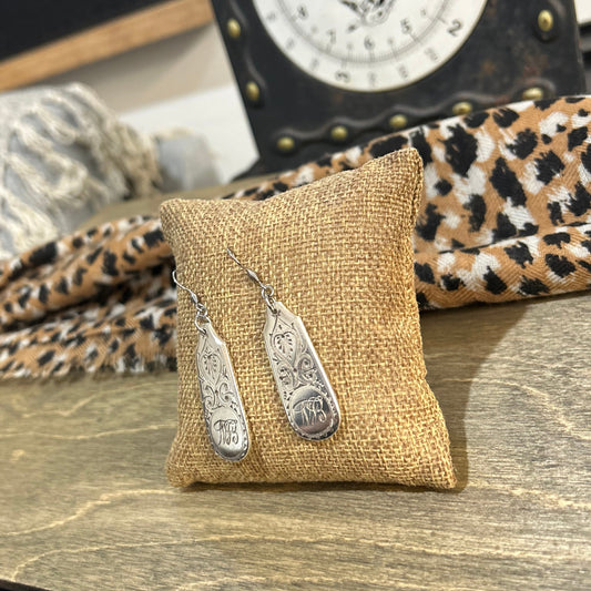 Sterling Silver Earrings — Sheffield 1919