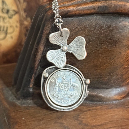 1958 Australian Sixpence Necklace
