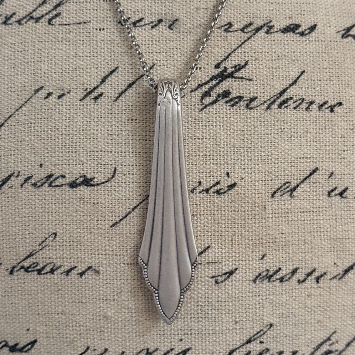 Vintage Spoon Handle Necklace
