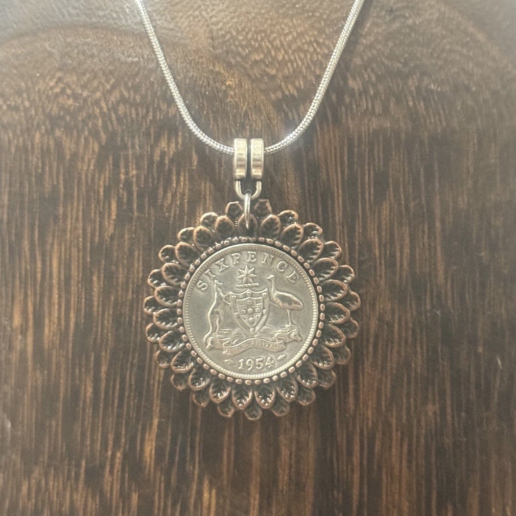 1954 Sixpence Necklace