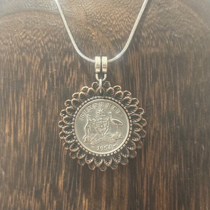 1954 Sixpence Necklace