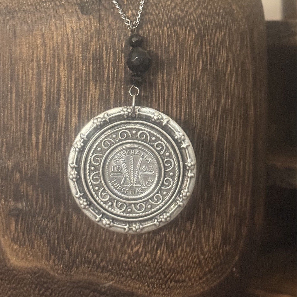 1943 Australian Threepence Necklace