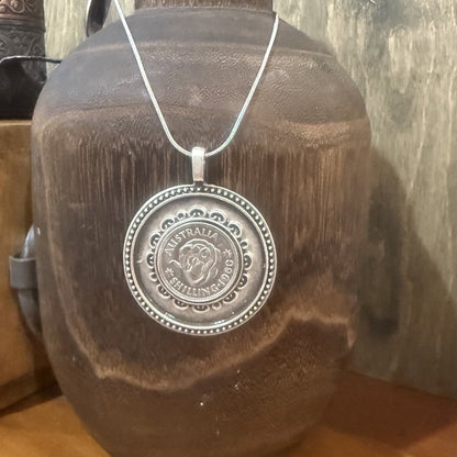 1960 Australian Shilling Necklace