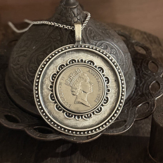 1994 Australian 20 Cent Coin Necklace