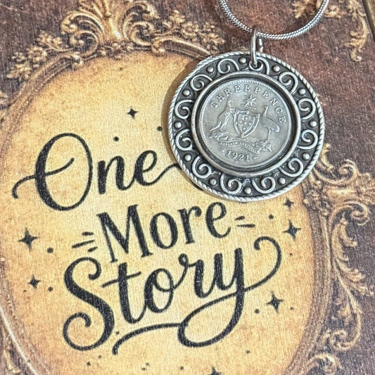 1921 Australian Threepence Necklace