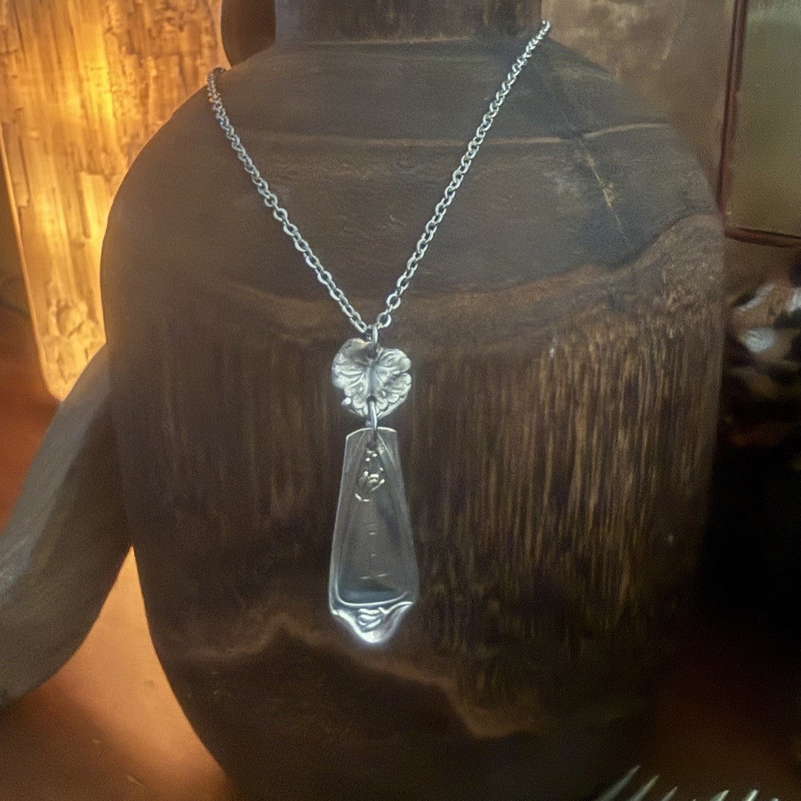 "A" Necklace German Silver