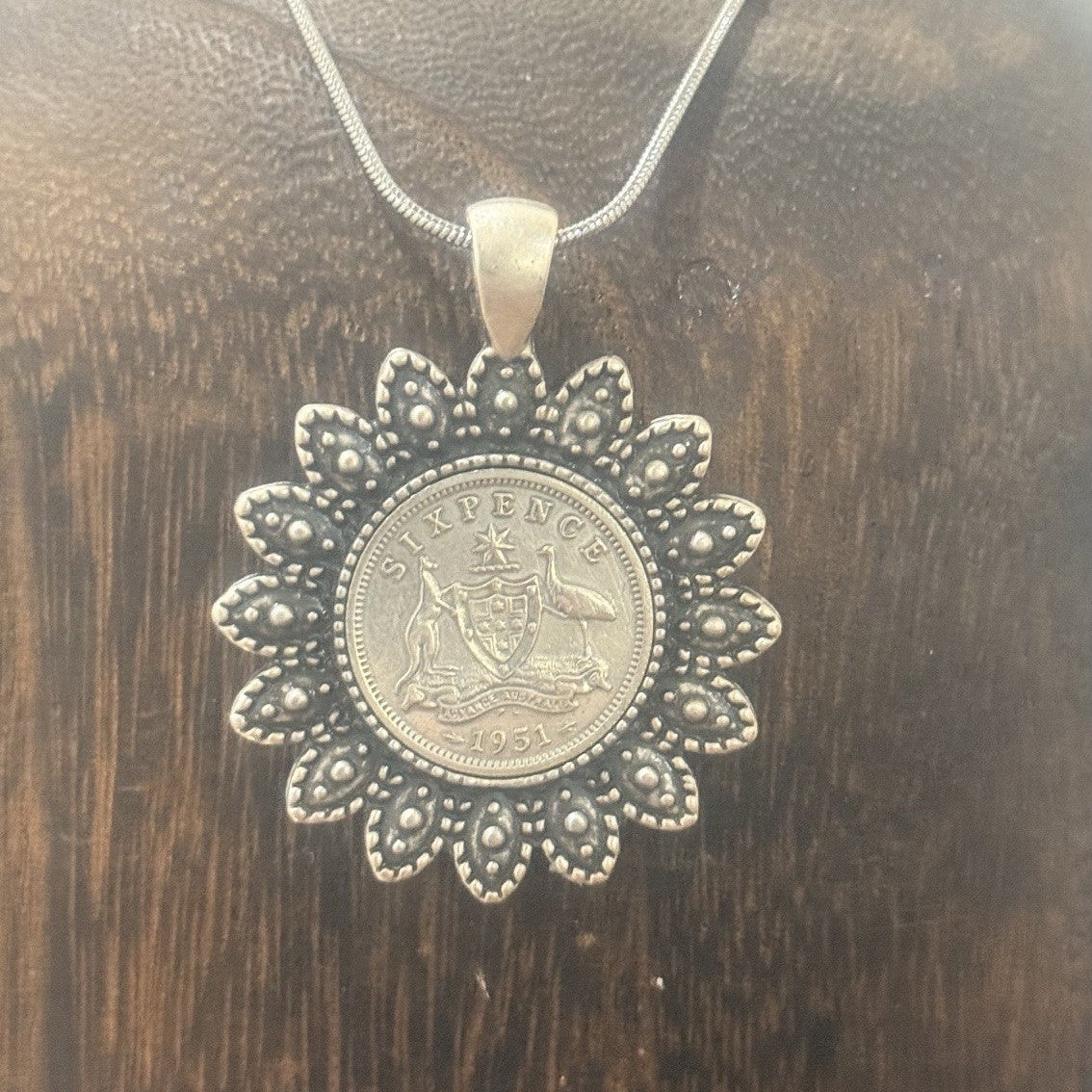 1951 Sixpence Necklace