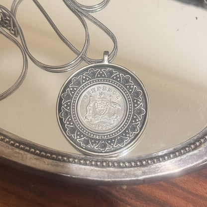 1962 Sixpence Necklace