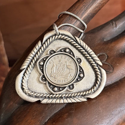 1953 Australian Sixpence Necklace