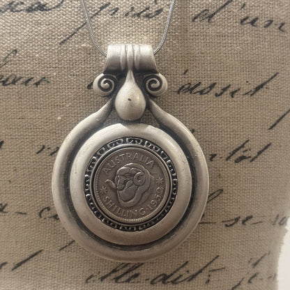 1952 Australian Shilling Necklace