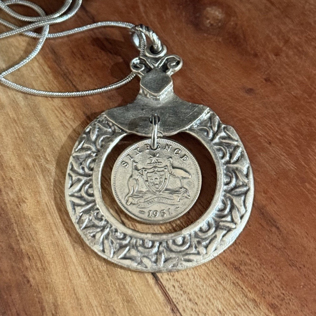 1951 Australian Sixpence Necklace