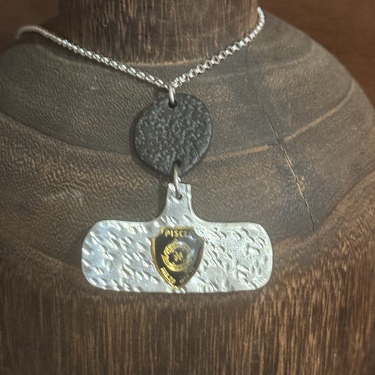 Vintage Pisces Zodiac Necklace