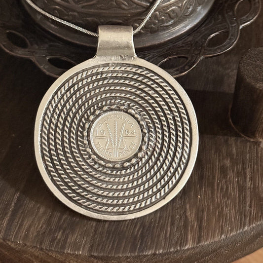 1964 Australian Threepence Coin Necklace