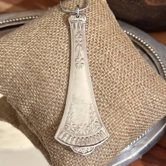 Antique Art Nouveau Spoon Handle Necklace