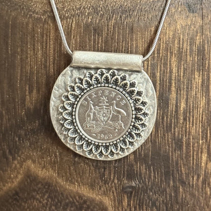 1962 Australian Sixpence Necklace