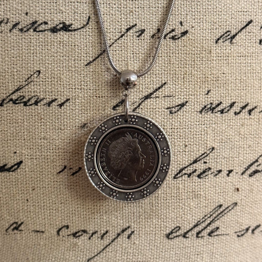 1999 Australian 10 Cent Coin Necklace