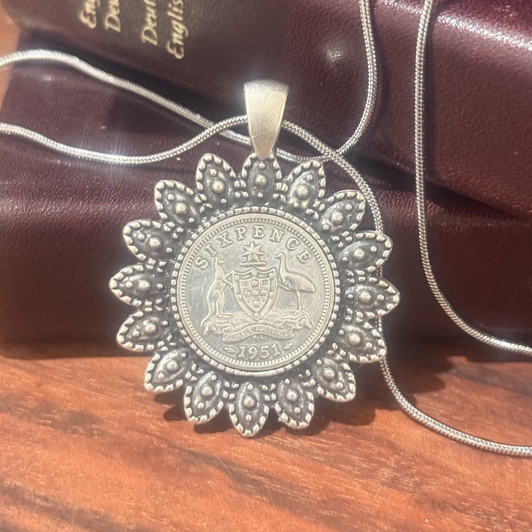 1951 Sixpence Necklace