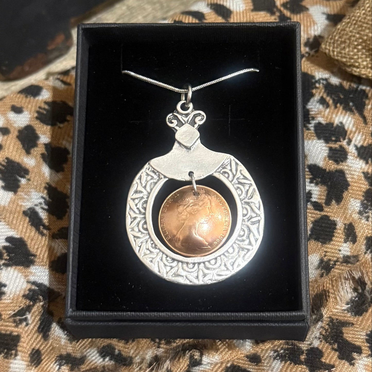 1966 Two Cent Coin Necklace