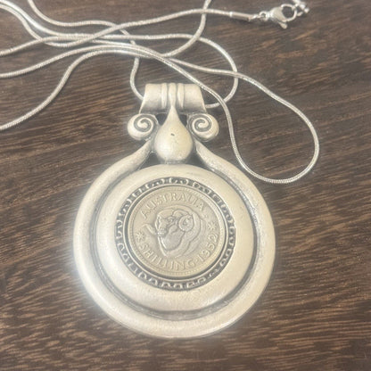 1952 Australian Shilling Necklace