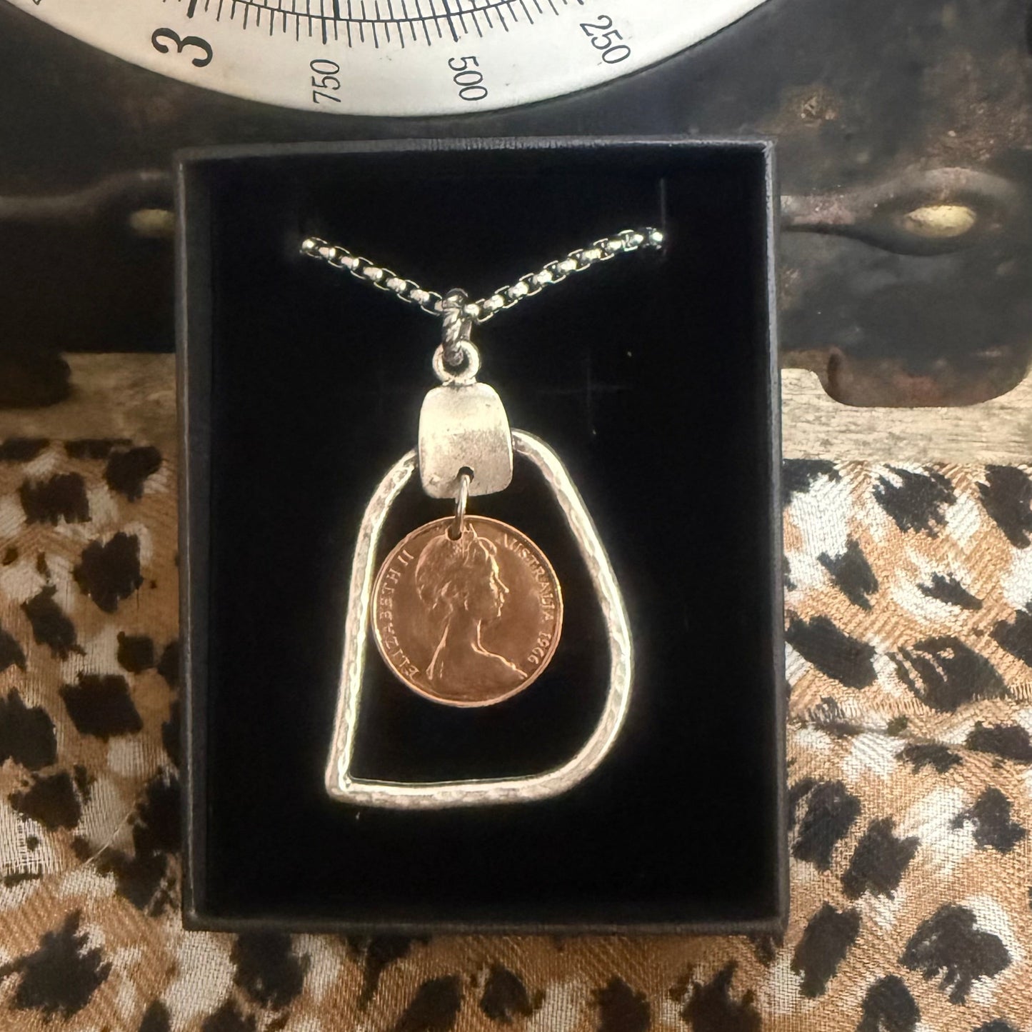 1966 Australian Two Cent Coin Necklace