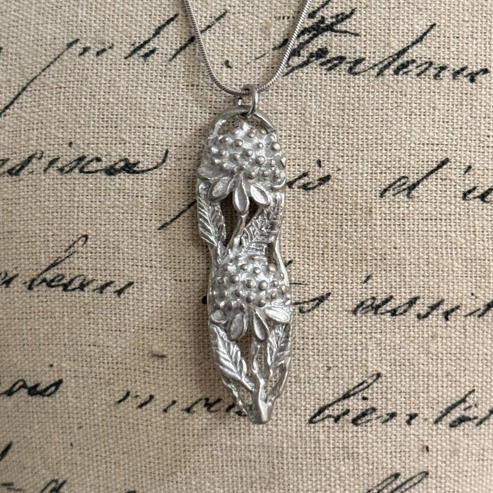 Australian Waratah Spoon Handle Necklace