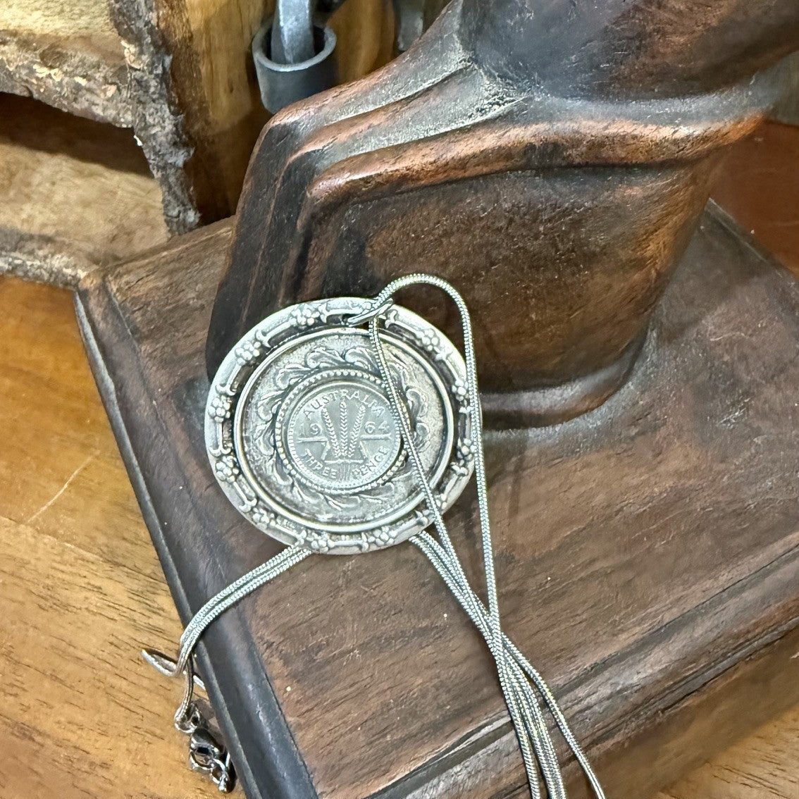 1964 Australian Threepence Necklace