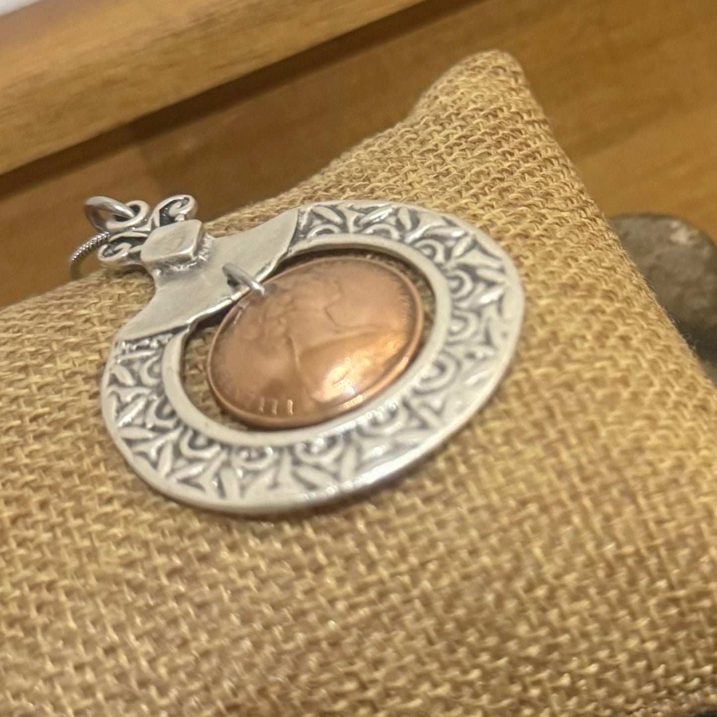 1966 Two Cent Coin Necklace