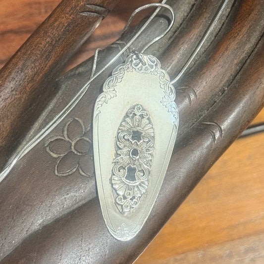 Vintage Cake Slice One of a kind Necklace