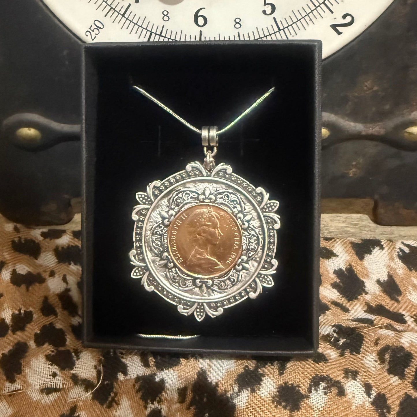 1966 Australian Two Cent Coin Necklace