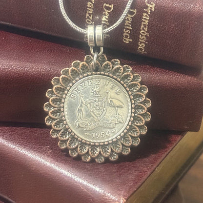 1954 Sixpence Necklace