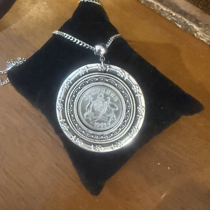 Australian 1951 Sixpence Necklace