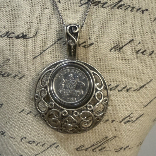 1958 Decorative Coin Necklace