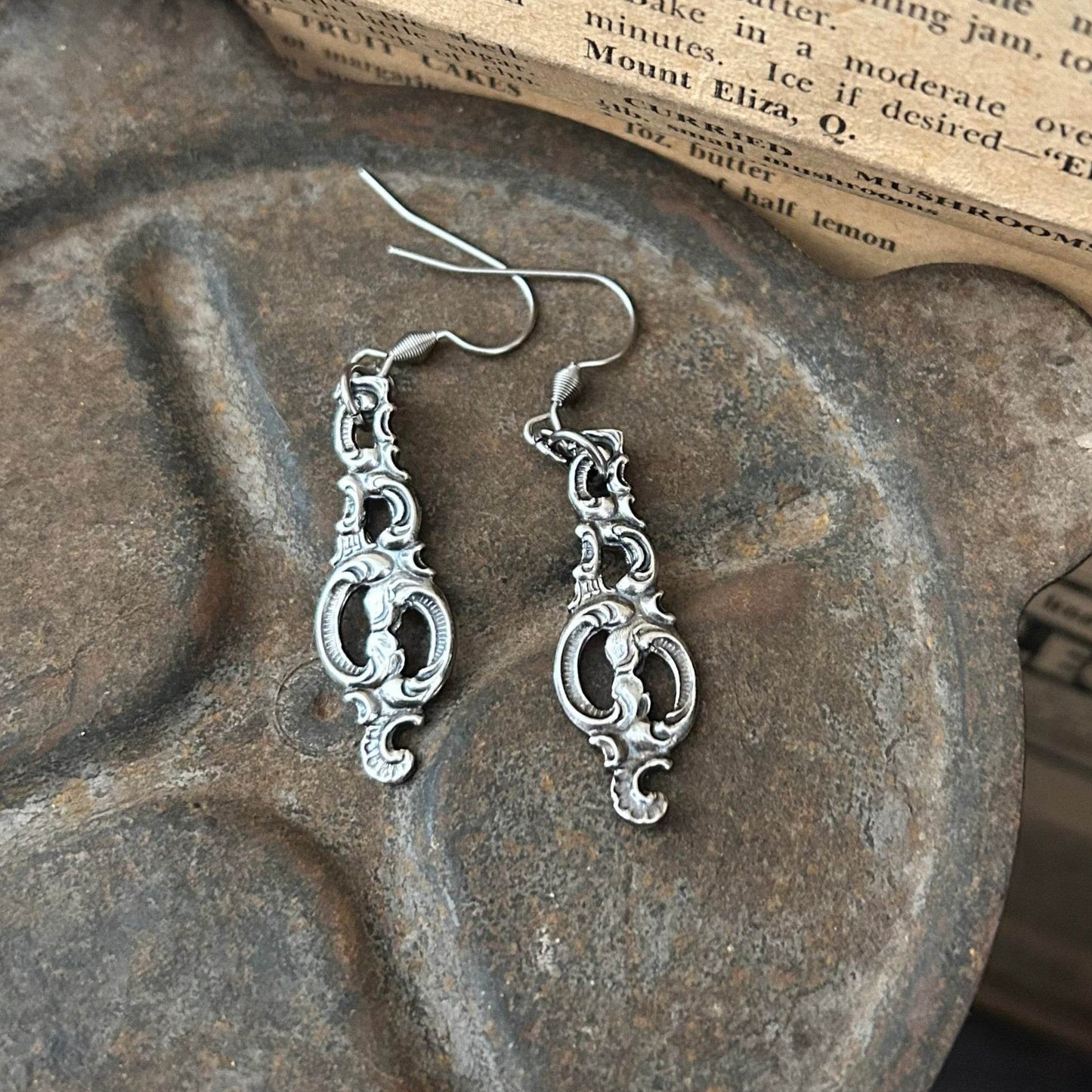 Sterling Silver Earrings - Nordic Heritage Filigree - Molly Made