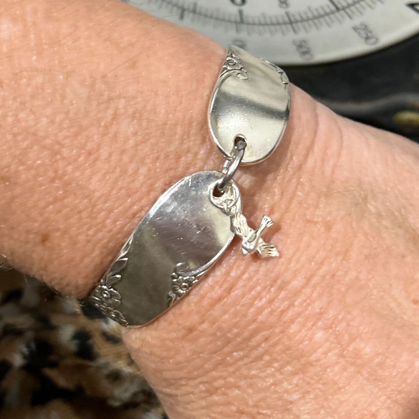 Bridal Wreath Dove Bracelet — A Sweet Symbol of Love, Peace & Timeless Elegance