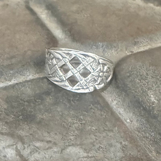 Dutch vintage spoon band ring