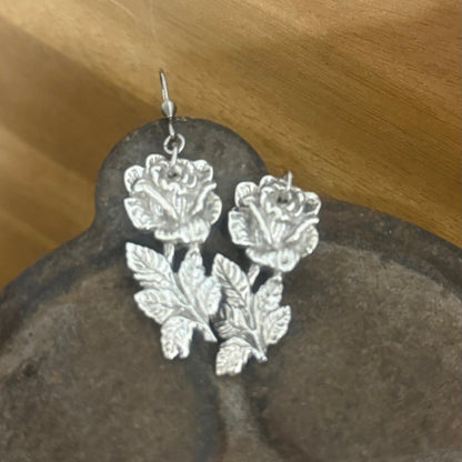 Hildesheimer 1920s Rose earrings