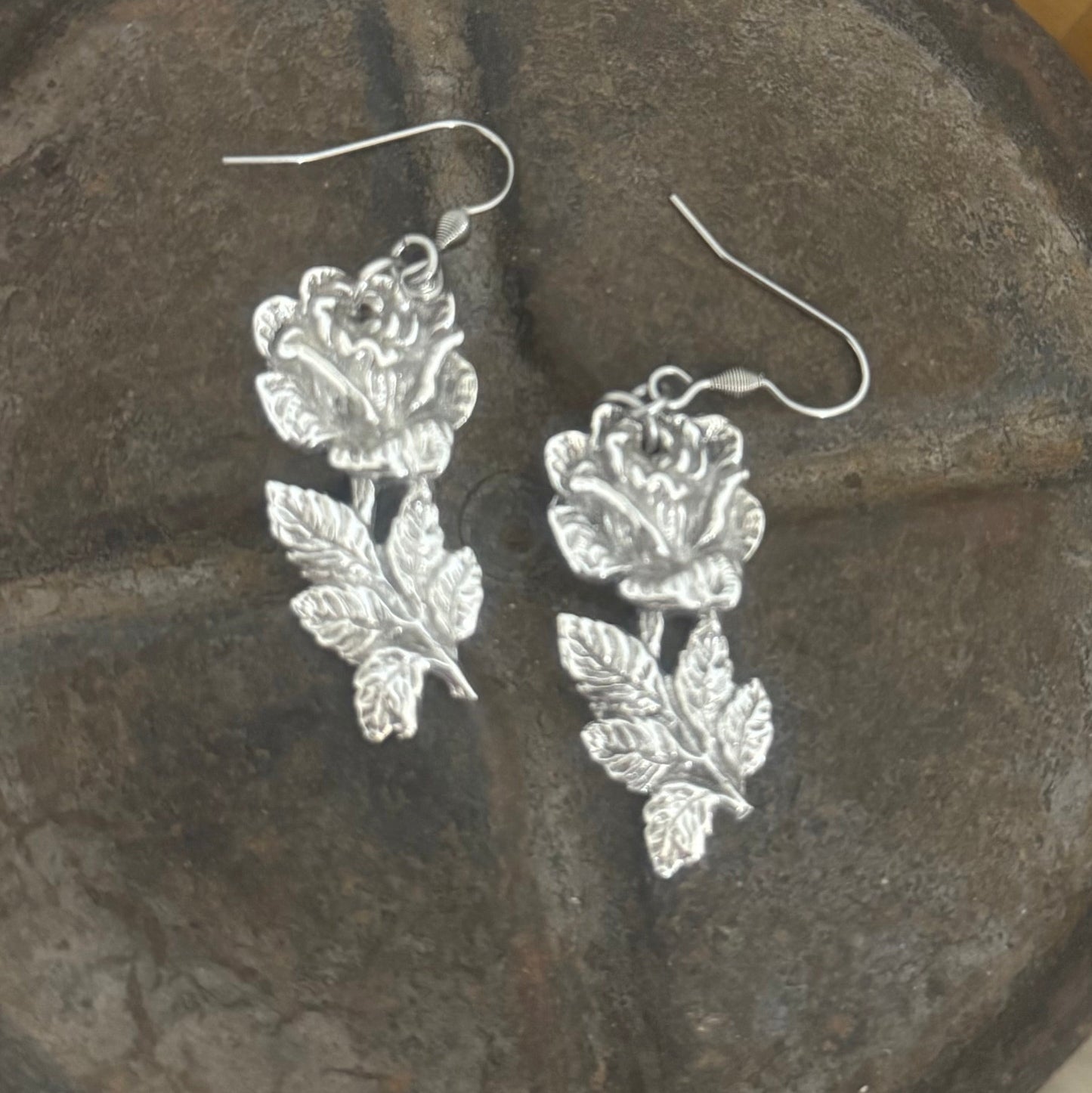 Hildesheimer 1920s Rose earrings