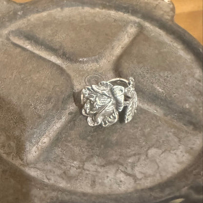 Hildesheimer 1920s Rose Spoon Ring