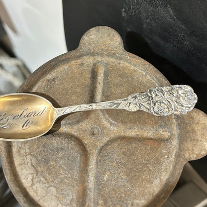 1900s Sterling Silver - Art Nouveau Rose Ring