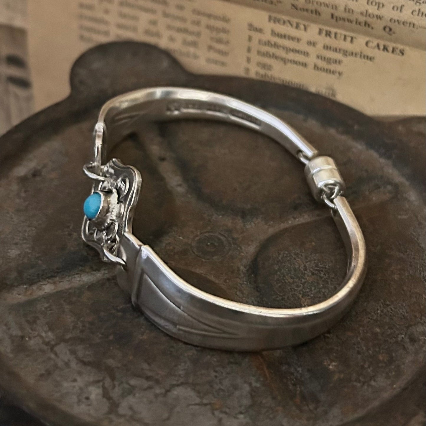 Silverware Bracelet - Tibetan Connector