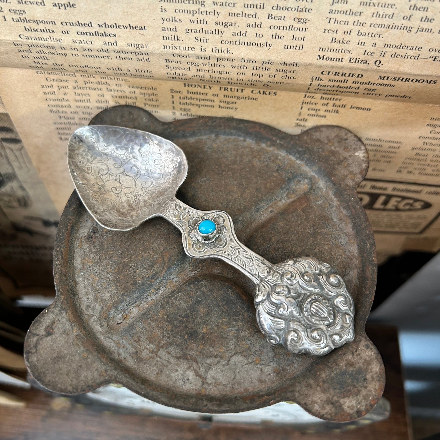 Silverware Bracelet - Tibetan Connector