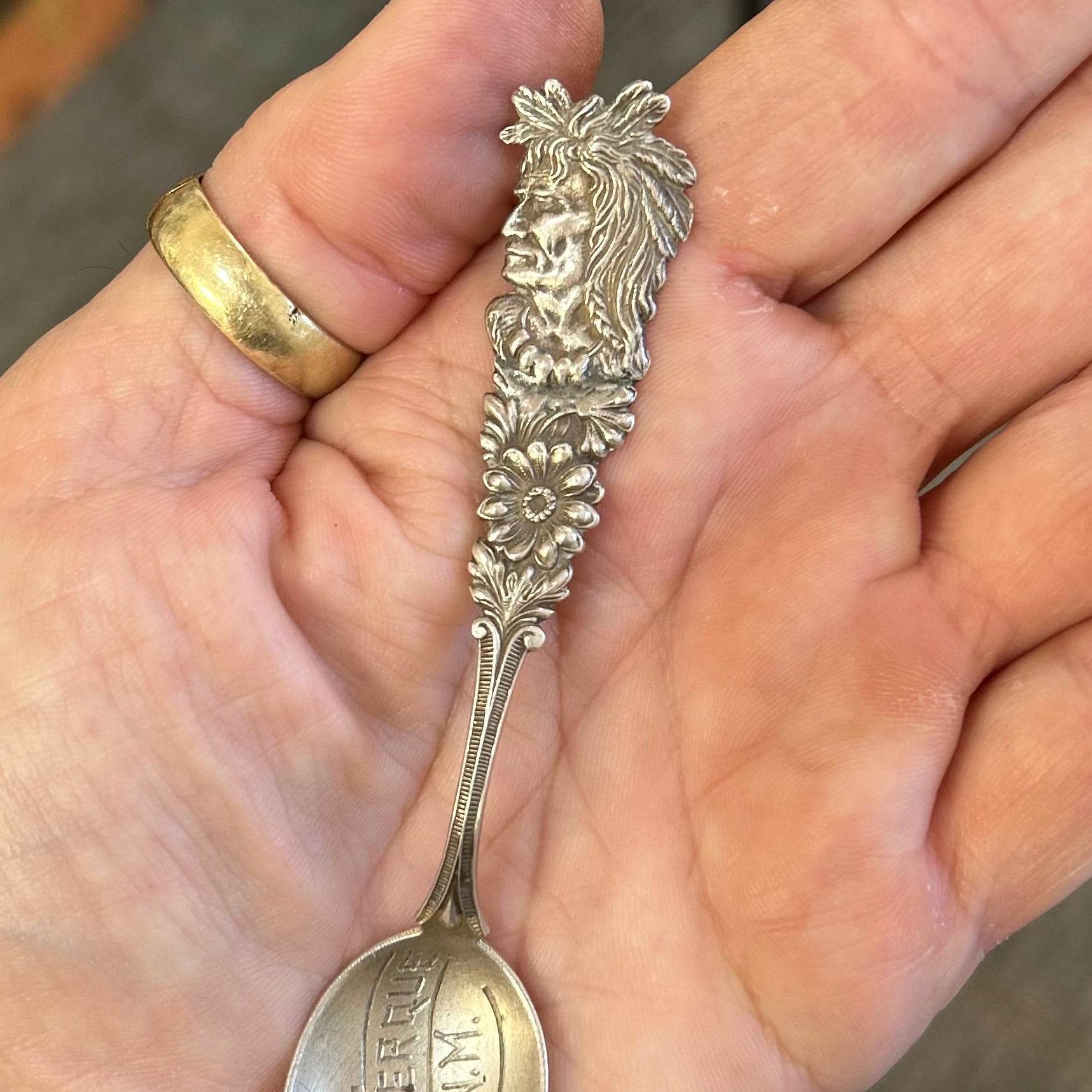 Vintage Necklace - Sterling Silver Spirit and Bloom - Molly Made