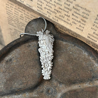Vintage Necklace - Sterling Silver Spirit and Bloom - Molly Made