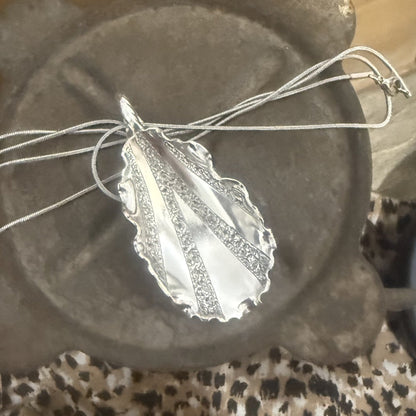 Scalloped Spoon Necklace
