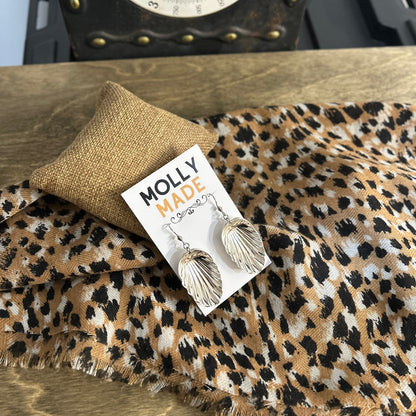 Sterling Silver Art Nouveau Spoon Bowl Earrings — Rodgers Sheffield, Early 1900s